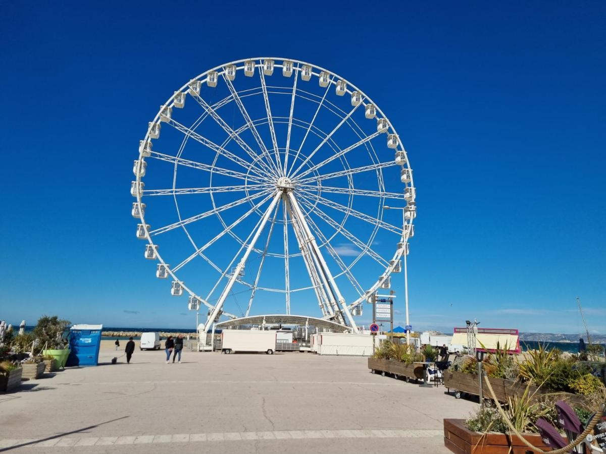 Appartement T2 Prado Chanot Plage Marseilles Buitenkant foto