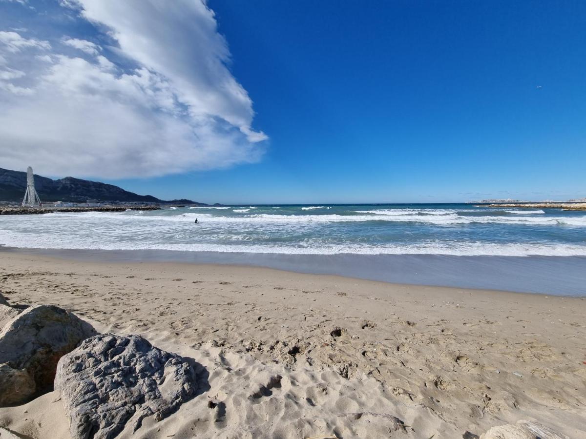 Appartement T2 Prado Chanot Plage Marseilles Buitenkant foto