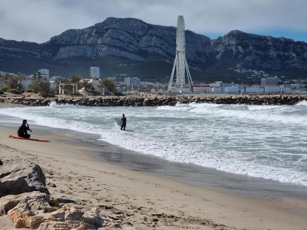 Appartement T2 Prado Chanot Plage Marseilles Buitenkant foto