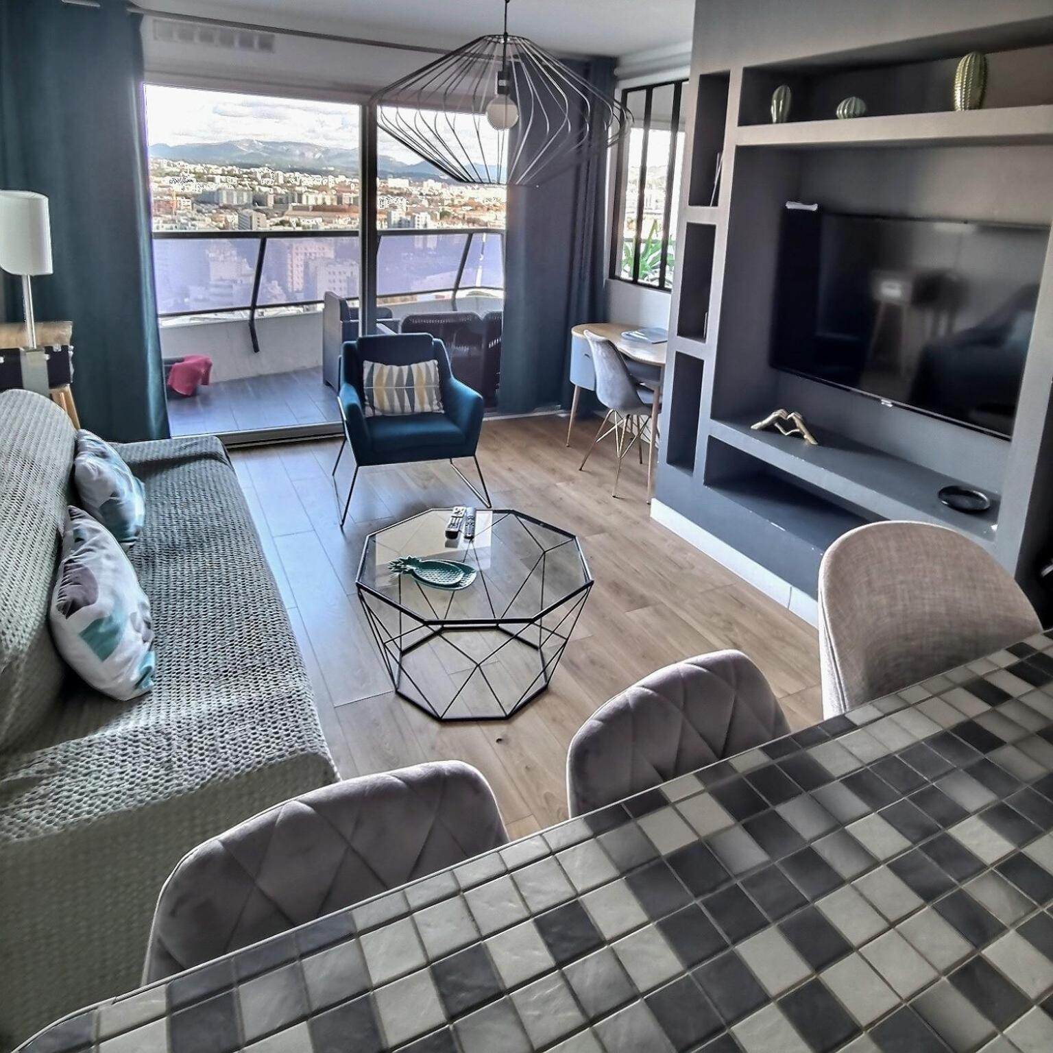 Appartement T2 Prado Chanot Plage Marseilles Buitenkant foto